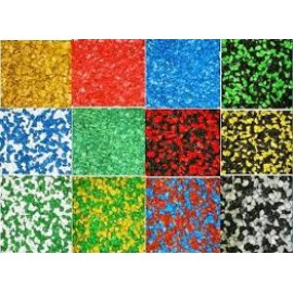 Крашеный щебень, Декоративный щебень