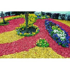 Крашеный щебень, Декоративный щебень